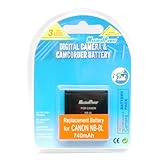 Maximal Power DB CAN NB8L Replacement Li-Ion Battery for Canon NB8L, Canon  ....