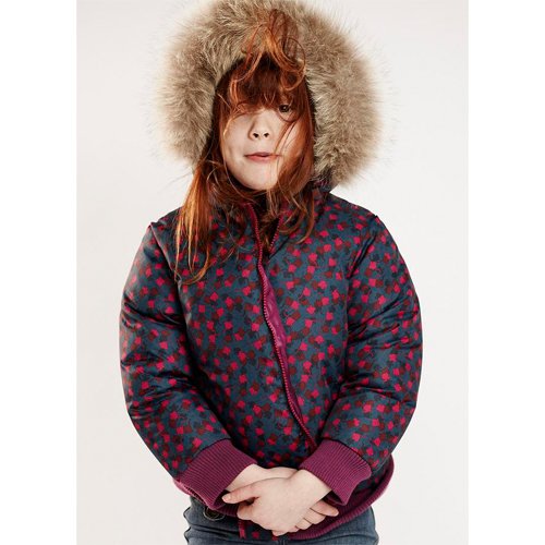 Little Marc Jacobs Erine   Reversible fushia faux fur hood winter coat SIZE 5 & 10 LEFT