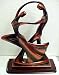 Abstract Ballroom Dancing Couple Statue Dancers