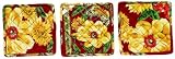 April Cornell Primavera Wine Pot Holders Set of 3