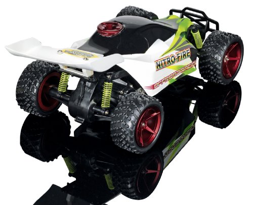 Dickie 201119284 - RC Nitro Fire RTR, ferngesteuertes Offroad Fahrzeug, 1:12, 27 MHz, 2 Kanal, grün