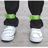 2PCS Bike Bicycle Reflective Velcro Ankle Leg Bind Pant Bands Clip Strap Outdoor