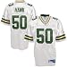 Green Bay Packer Jerseys : Reebok Green Bay Packer Youth #50 A.J. Hawk White Premier Tackle Twill Football Jersey