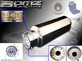 Exhaust-Universal Fit Muffler Exhaust Polished Stainless Steel Evolution R Spec (New)