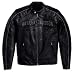 Harley-Davidson&Acirc;&reg; Men's Reflective Perforated Leather Jacket. Midweight. Graphics. 98141-10VM Large