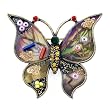 Amber Butterfly Brooch