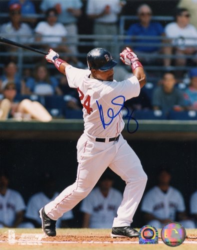 Manny Ramirez Autographed/Hand Signed Boston Red Soxs Baseball 8x10 Photo