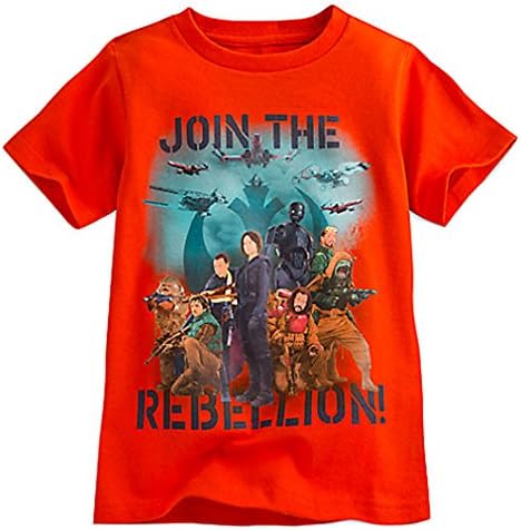 Disney Store Big Boys Star Wars Rogue One Join the Rebellion Tee MD 7/8