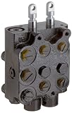 Prince LVT1BB1AC8 Loader Valve, Monoblock, Cast Iron, 2 Spool, 4 Ways, 3 Positions, Single Acting Cylinder Spool, Spring Center, Tang Spool End Only, 3000 psi, 10 gpm, In/Out: #8 SAE, Work #6 SAE