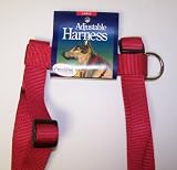 Omni Pet No.17L-RD Adjustable Nylon Harness 16-26in Large Color Red