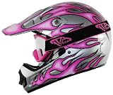 Vega Pink Youth Off-Road Goggles
