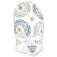 Trend Lab White Terry Hooded Towel with Twill On Hood And Trim