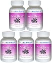 PREMIUM ACAI (5 Bottles) - High Potency, Pure Acai Berry Supplement. The All-Natural Diet, Weight Loss, Colon Cleanse, Detox, Antioxidant Superfood Product.