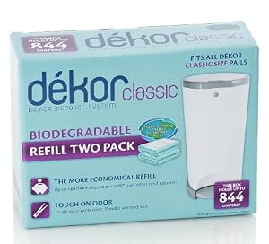 Diaper Dekor Refills - Biodegradable (2 Pack) - Regular