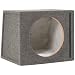 Scosche SEV12CC 12-Inch Slot Ported Single Subwoofer Enclosure (Grey/Black)
