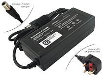 AC Adapter for HP Compaq 2210b 2510p 2710p 6720t 6730s 6830s NC2400 NC4400 NC6230 NC6320 NC6400 NC8430 NW8440 NX6310 NX6315 NX6320 NX6325 NX7300 NX7400 TC4400 ProBook 4510s 4515s Mini 5101, compatible with 381090-001 391172-001 384019-001 ED494AA 391172-001 ED494AA#ABA 519329-002 Laptop Charger Power Supply 18.5V 3.5A with pin