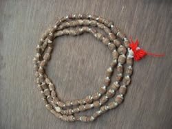 Full Tulsi Japa Mala Beads Hari Om Yoga Meditation Prayer Mala (108+1) Beads