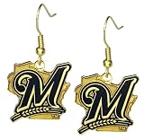 Milwaukee Brewers - MLB Team Logo Dangler Earrings