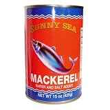Sunny Sea Mackerel In Brine, 15 Ounce Cans (Pack of 24)