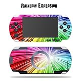 SONY PSP Skin Skins Decal Protective Kit - Rainbow Explosion