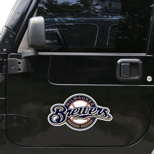 Milwaukee Brewers Team Logo Car Magnet