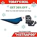 #1 Ultralight Camping Hammock with FREE ROPES - NEW Designs! for Backpacking or Hiking - [LIFETIME WARRANTY] - Portable and Super Strong
