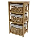 3-Drawer Chest with Liners - Honey