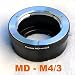 RainbowImaging Minolta MD MC Mount Lens to Micro 4/3 Four Thirds System Camera Mount Adapter, Olympus PEN E-P1 E-P2, Panasonic Lumix DMC-GF1, GH1, G1, MSRP USD24.99