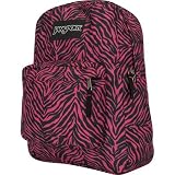 JANSPORT SuperBreak Zebra Backback - Hot Pink/Zebra