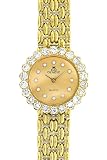 Euro Geneve 14K Gold Women's Watch with 2.1 Carats SI1 Diamonds