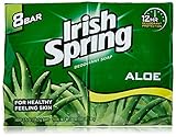 UPC 035000141187 product image for Irish Spring Aloe Deodorant Soap Unisex, 8 Count | upcitemdb.com