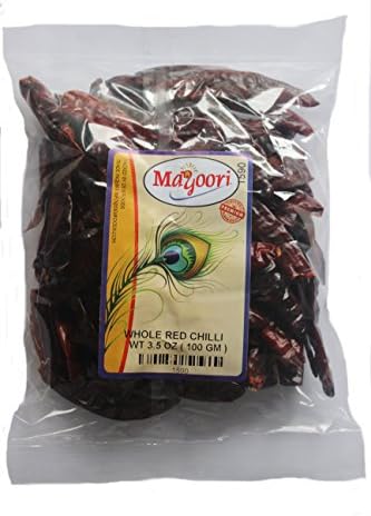 Red Whole Dried Chili Peppers 3.5 OZ