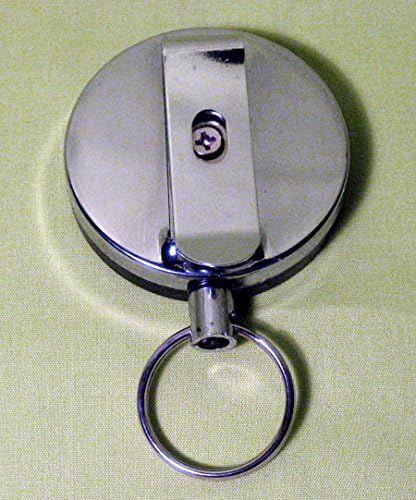 Heavy Duty Retractable Reel Badge Id Holder Belt Clip Nurse Clip Name Card Key !