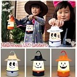ハロウィン LEDランタン 2way タイプ 蓄光機能付 BOO