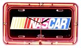 Nascar Neon License Plate clock