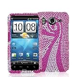 Electromaster(TM) Brand - Pink Swirls Bling Rhinestone Diamond Snap-On Hard ....