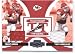 2005 Playoff Honors Touchdown Tandems Materials #TT12 Trent Green / Tony Gonzalez - Kansas City Chiefs (Piece of Authentic Game-Worn Jersey Serial #'d to 125) (Football Cards)
