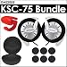 Koss KSC-75 Sport Clip-On Headphones Bundle