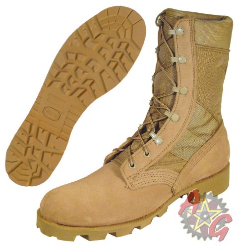 Combat Boot, Desert Tan, Genuine U.S. Military Issue Size: 9.5 Regular