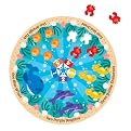 Melissa & Doug Sea Friends Fresh Start Circular Floor Puzzle