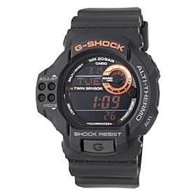 Click here to buy Casio Mens GDF100-1B G-Shock Twin Sensor Multi-Functional Black Resin Digital Sport  Watch.