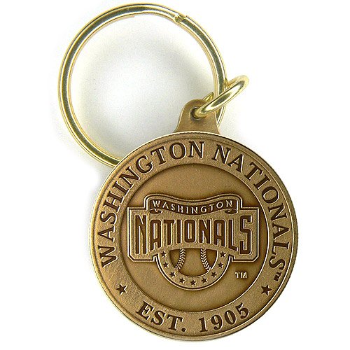 Highland Mint Washington Nationals Bronze Keychain