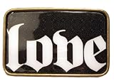 Outer Rebel LOVE Metal Belt Buckle Style BU143