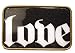 Outer Rebel LOVE Metal Belt Buckle Style BU143