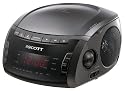 Scott CDX 650 Radiowecker (CD-Player, FM-Tuner, Doppelalarm) schwarz
