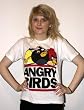 ANGRY BIRDS GIRLS T-SHIRTS! NEW! - LOOSE FIT! - MOCH RUN DMC TEE! - JUNIORS ANGRY BIRDS LOOSE FIT GIRLY TEE! EXCLUSIVE!