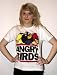 ANGRY BIRDS GIRLS T-SHIRTS! NEW! - LOOSE FIT! - MOCH RUN DMC TEE! - JUNIORS ANGRY BIRDS LOOSE FIT GIRLY TEE! EXCLUSIVE!