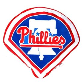 Forever Collectibles Philadelphia PhilliesTeam Logo Pillow
