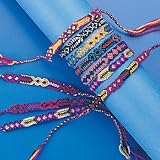 12 Woven Friendship Bracelets in Assorted Colors