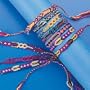 12 Woven Friendship Bracelets in Assorted Colors